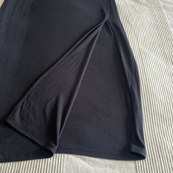 Kit & Ace Black Maxi Tank Dress With Slit Size Small - Picture 6 of 7